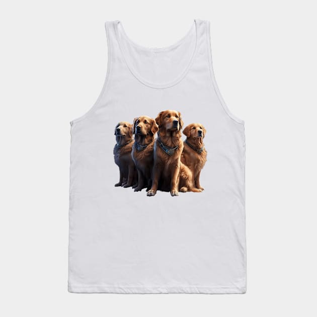 Golden Retriever Lilly Tank Top by goldenretriever_lilly